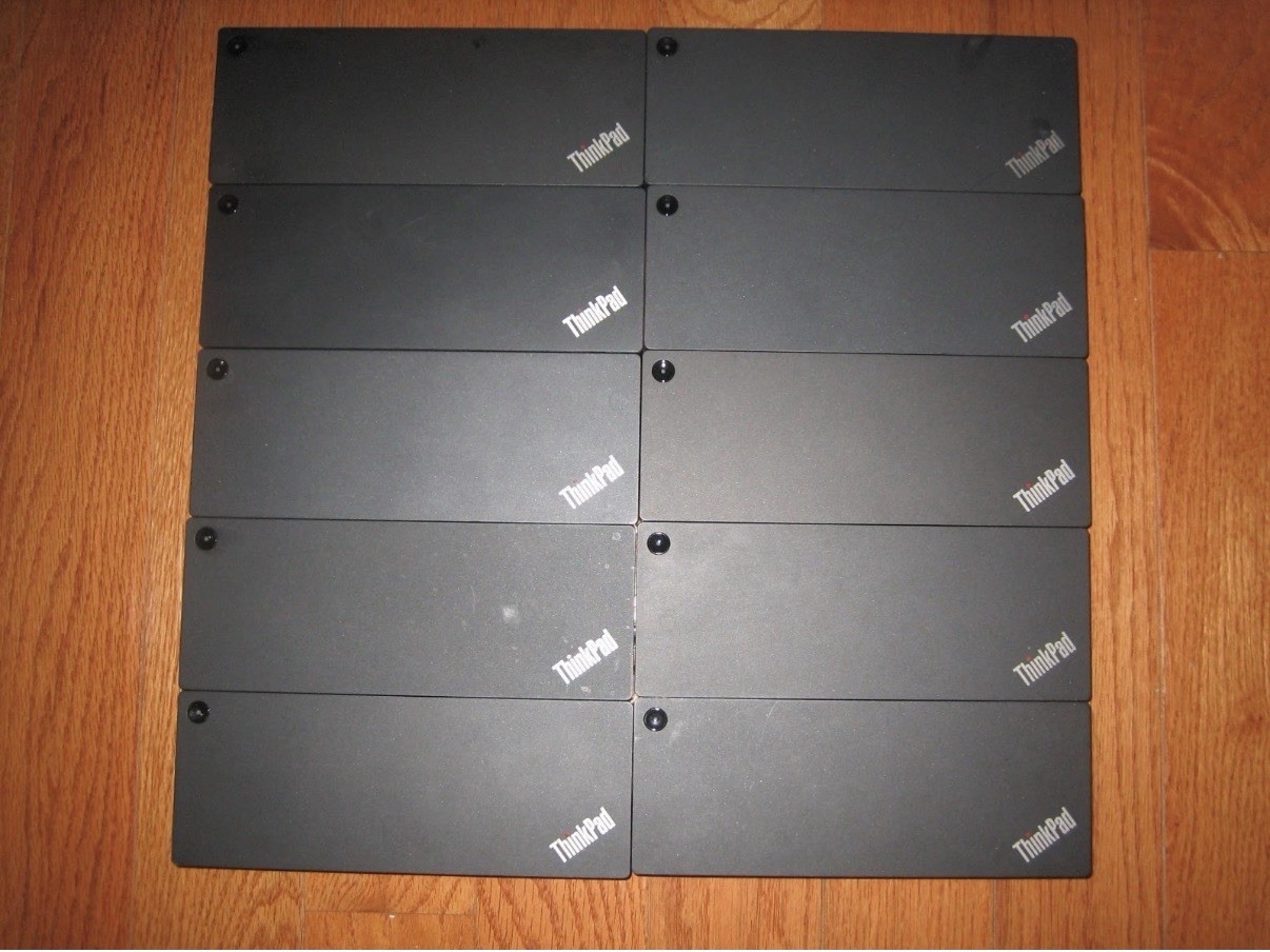 Lot of 10 Lenovo ThinkPad Hybrid USB-C Docking Station Tested