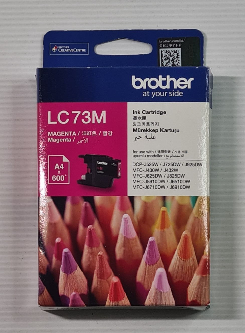 1X Genuine Brother LC73M Magenta Ink Cartridges OEM Original