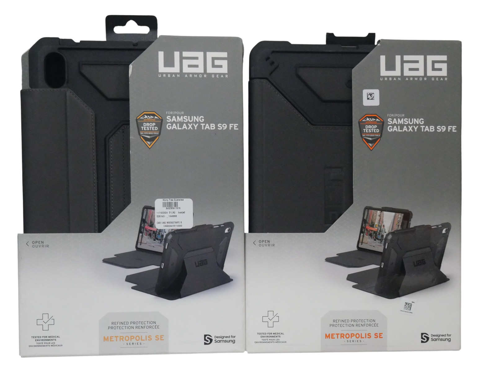 Lot of 2 UAG Samsung Galaxy Tab S9 FE Case Metropolis SE