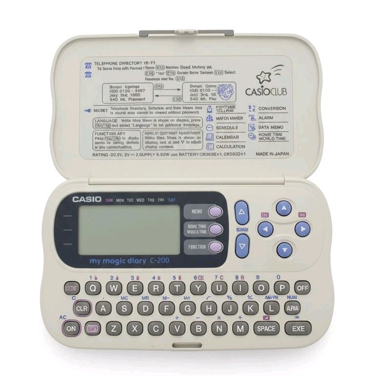 Vintage Casio My Magic Diary C-200 Great Condition and Working Perfectly