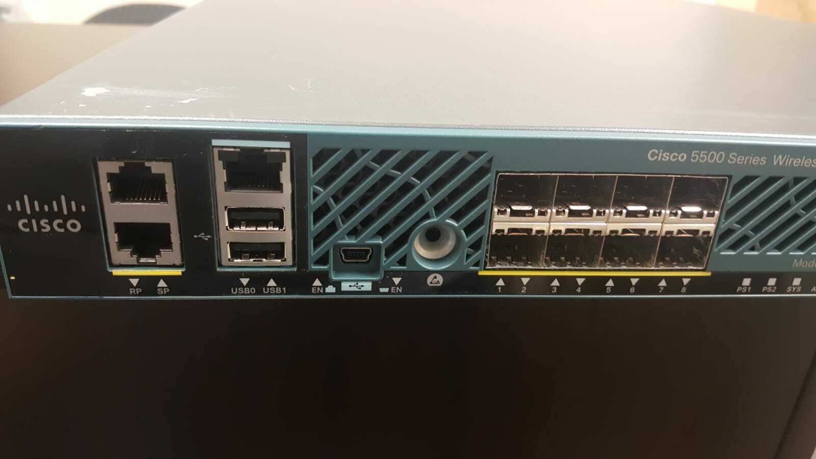 Cisco AIR-CT5508-500-K9 AIR-CT5508-K9 500 AP Wireless Controller Dual PS WLC5508