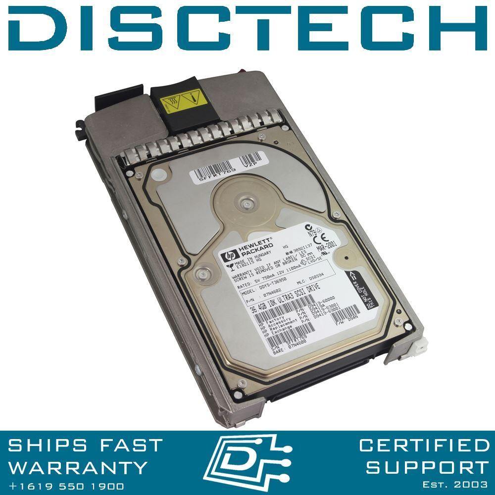 HP / Compaq 411089-B22 412751-016 411261-001 300GB 15K U320 80pin SCA SCSI HDD