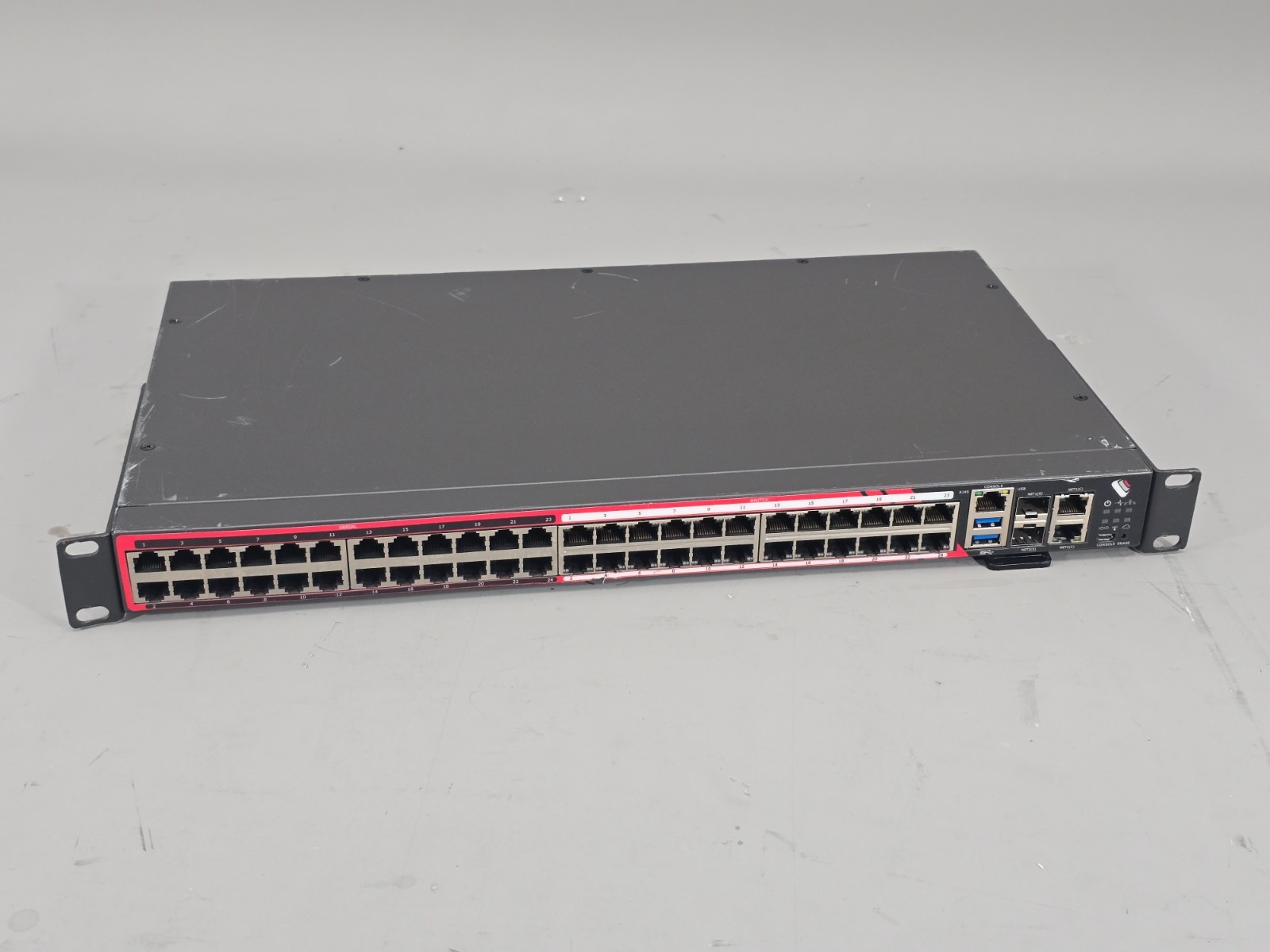 Opengear OM2224-24E-L 24-Port Serial Console Server + 24-Port Gigabit Switch 4G