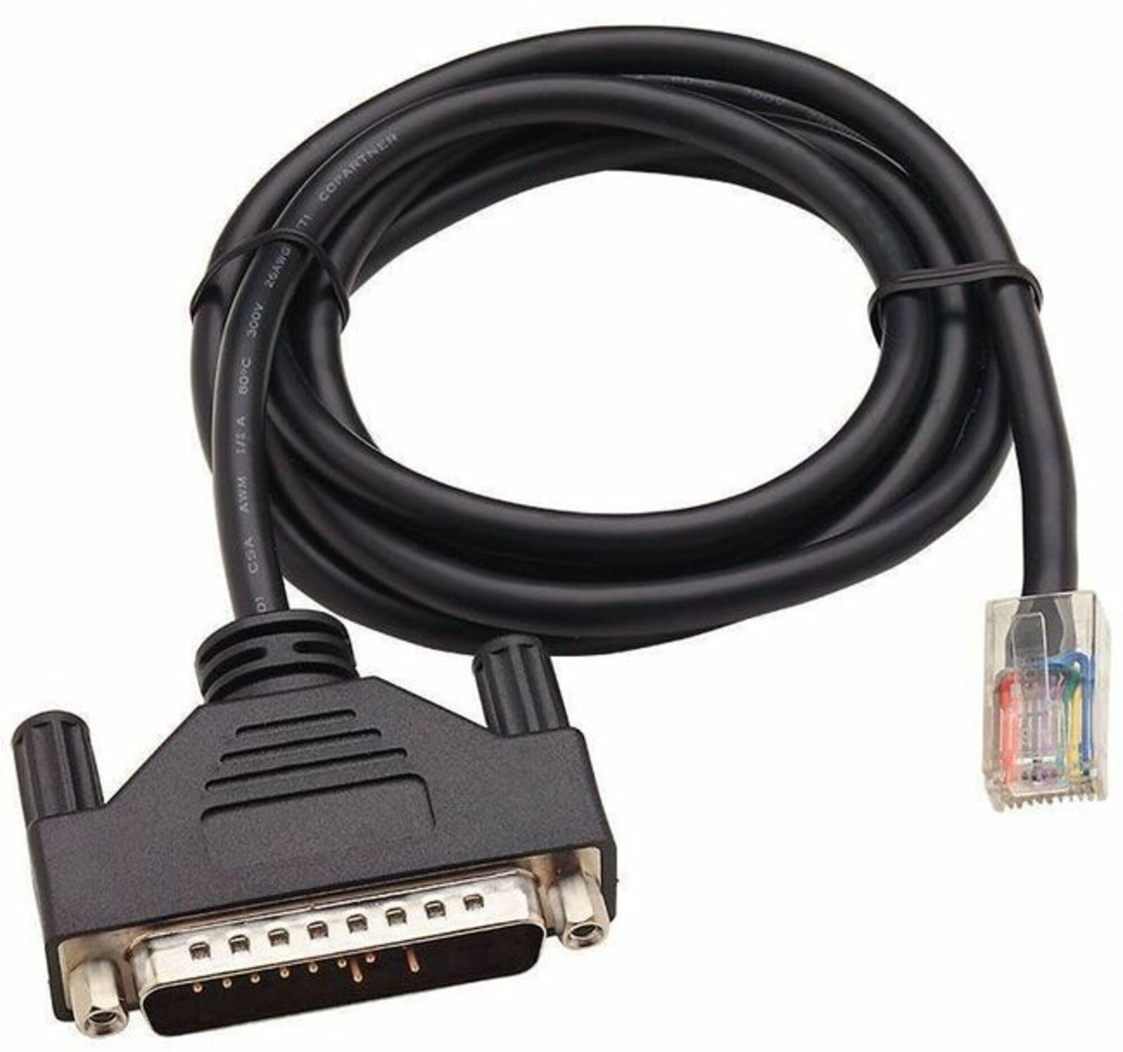 Digi International - 76000238 - Digi Crossover DCE Cable - RJ-45 Male - DB-25