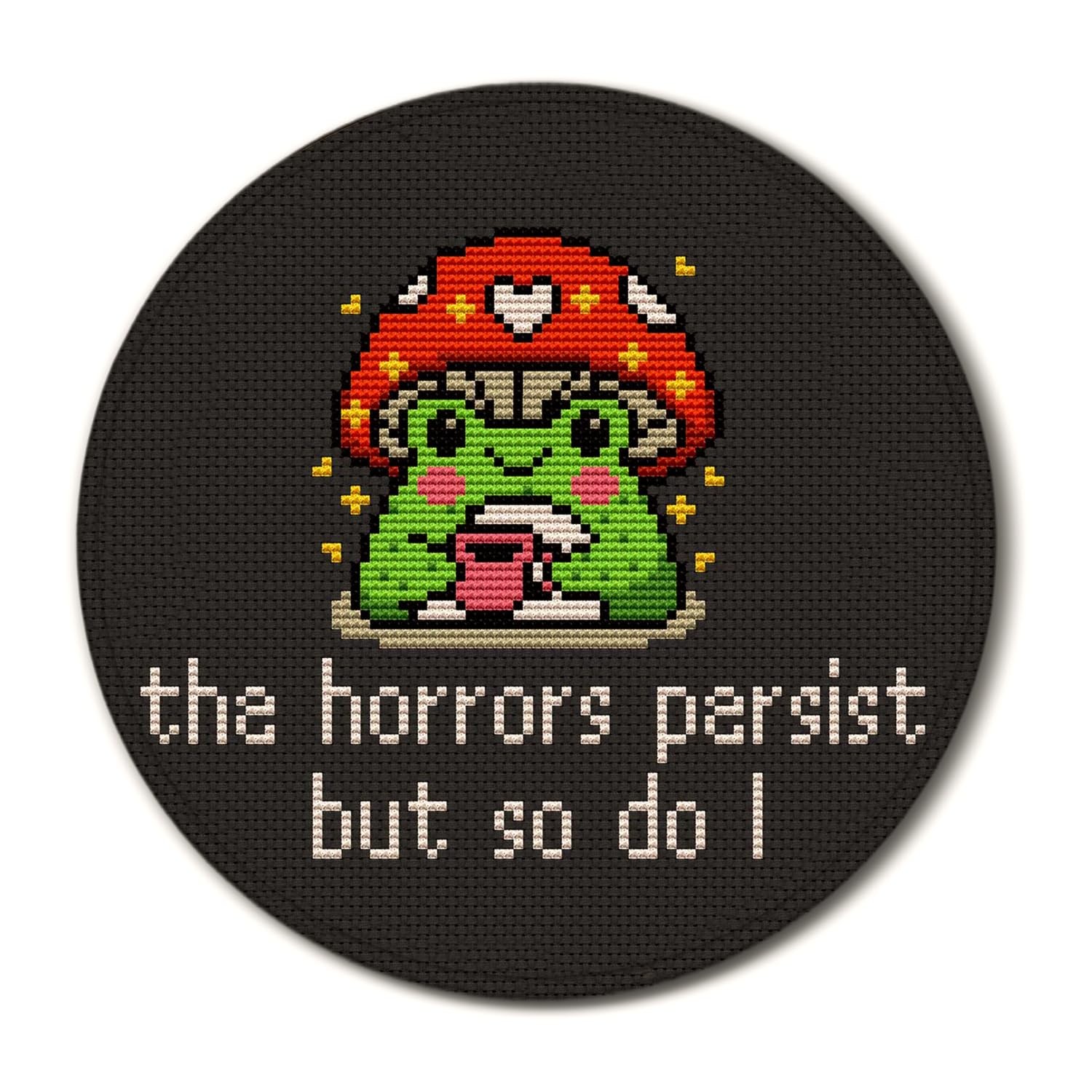 Frog Mouse Pad, Funny Cute Horror Mousepad, Fun Desk Accessories