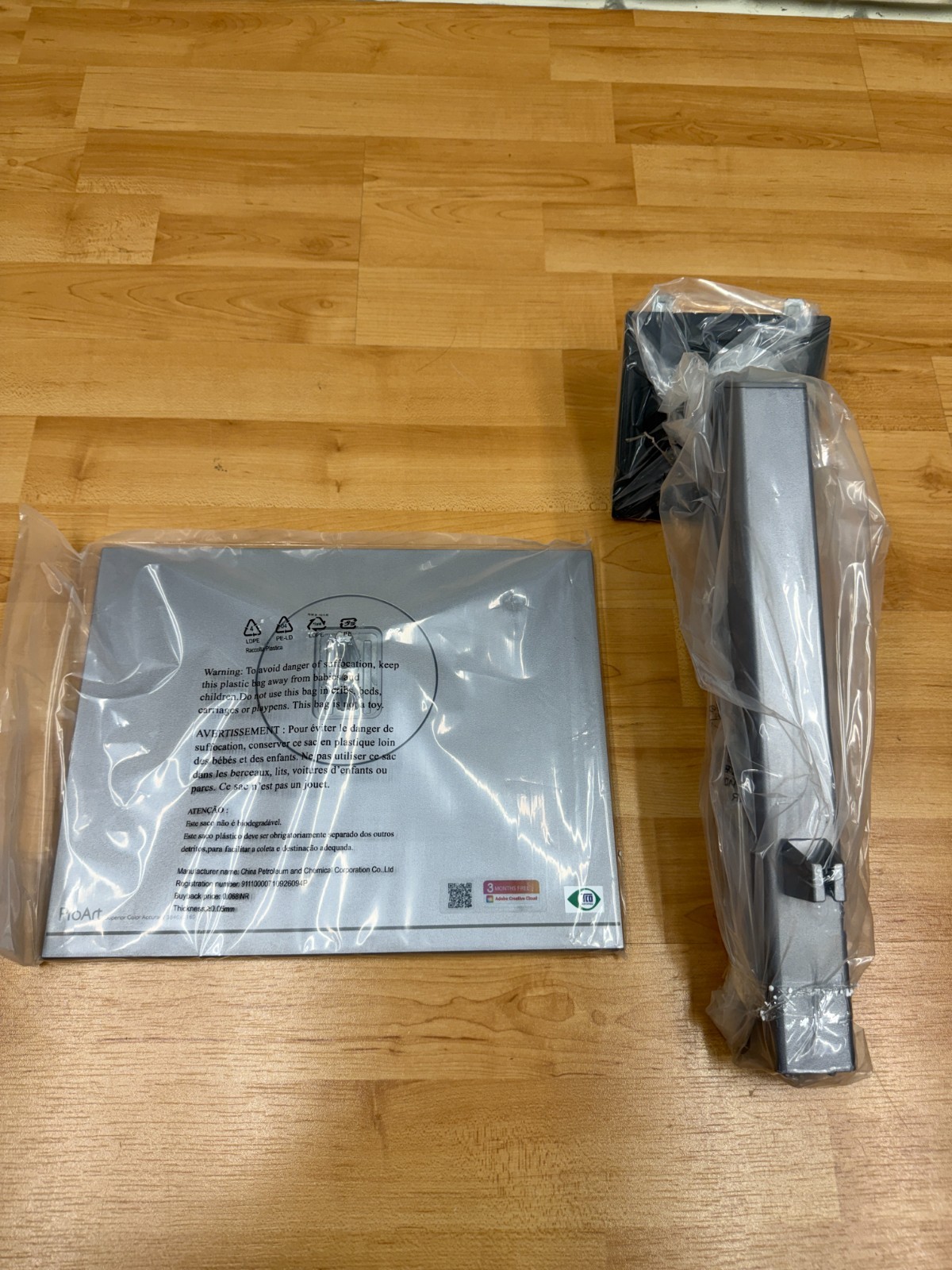 ASUS ProArt 27" Monitor Stand Replacement Base & Arm | Silver/Black | OEM NEW