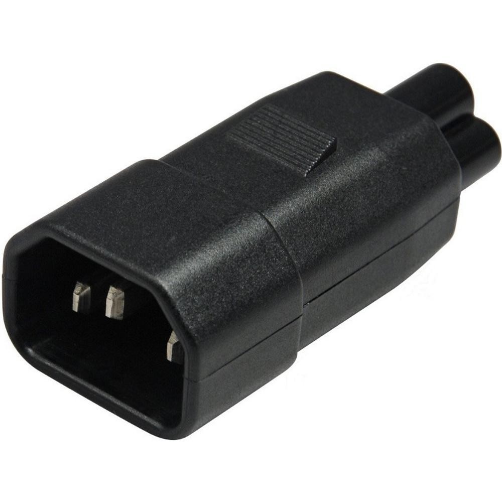3-PACK IEC C14 to IEC C5 Plug Adapter