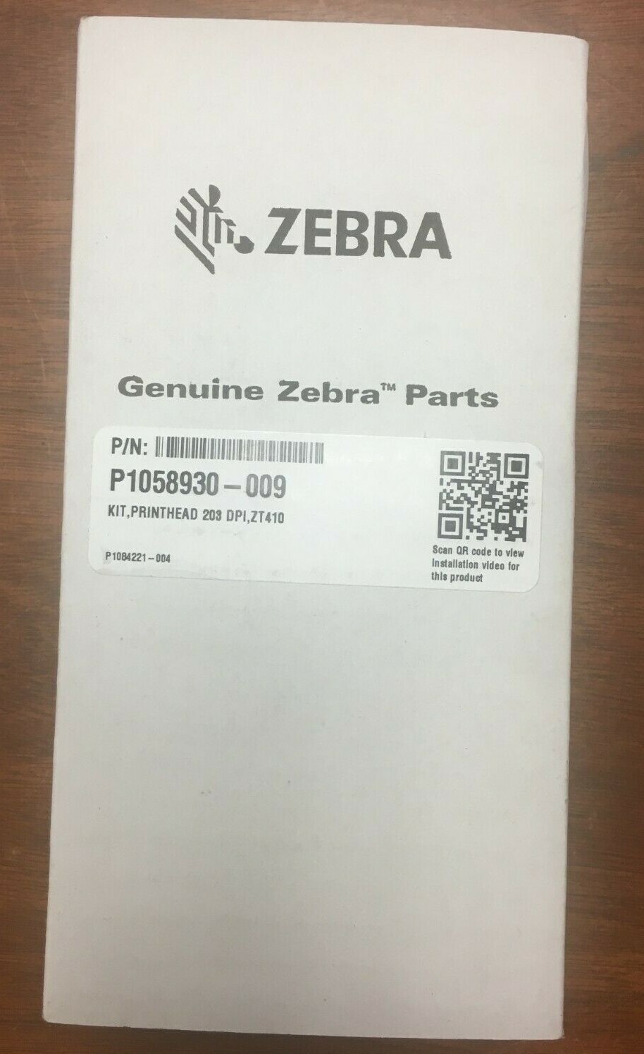 New Sealed Genuine Zebra  P1058930-009 Kit Printhead 203 DPI  ZT410 ZT411