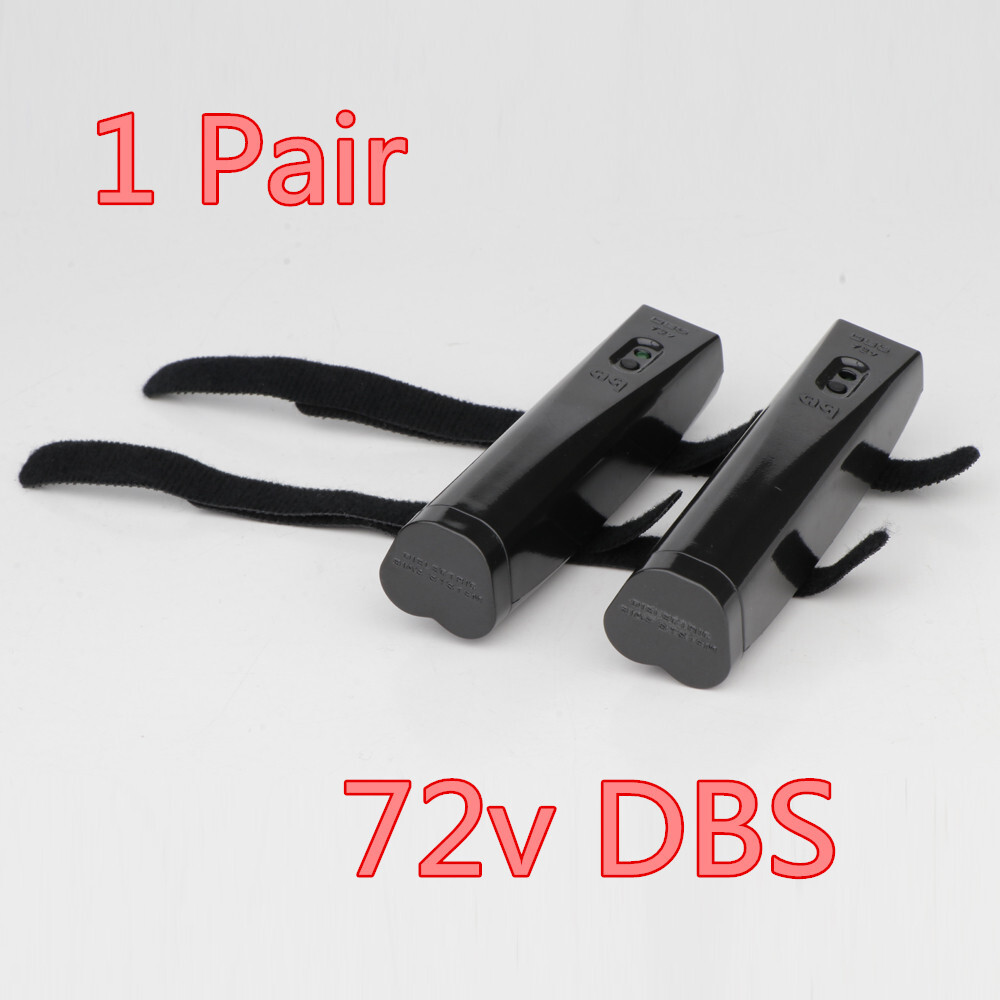 Pair 72V DBS Carbon Upgrade Battery System Audio Amplifier Speaker Cable Adapter
