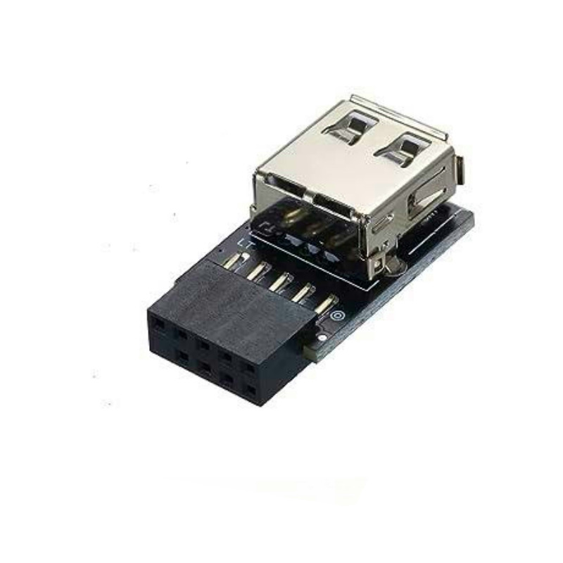 USB to 9 Pin Adapter Card USB 2.0 Motherboard USB 2.0 A to 9 Pin Converter new