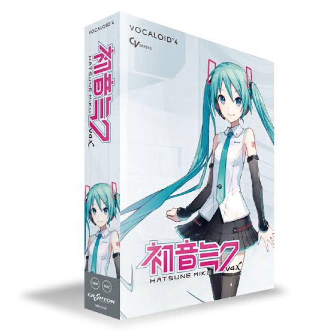 VOCALOID4 Hatsune Miku V4X incl. ENGLISH PACKAGE DVD Software CRYPTON Japan
