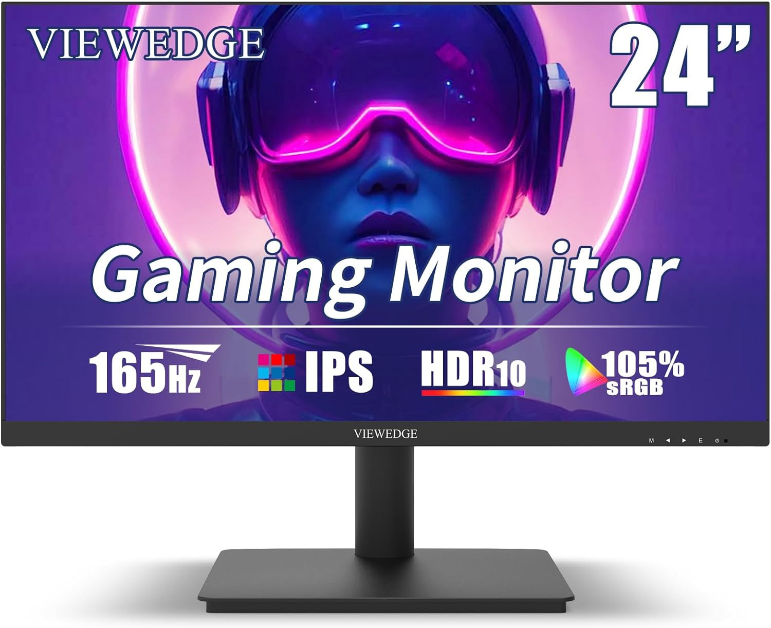 24 Inch Gaming Monitor with 165Hz/144Hz, IPS 1 Ms, FHD 1080P and HDR 10 | PC Com