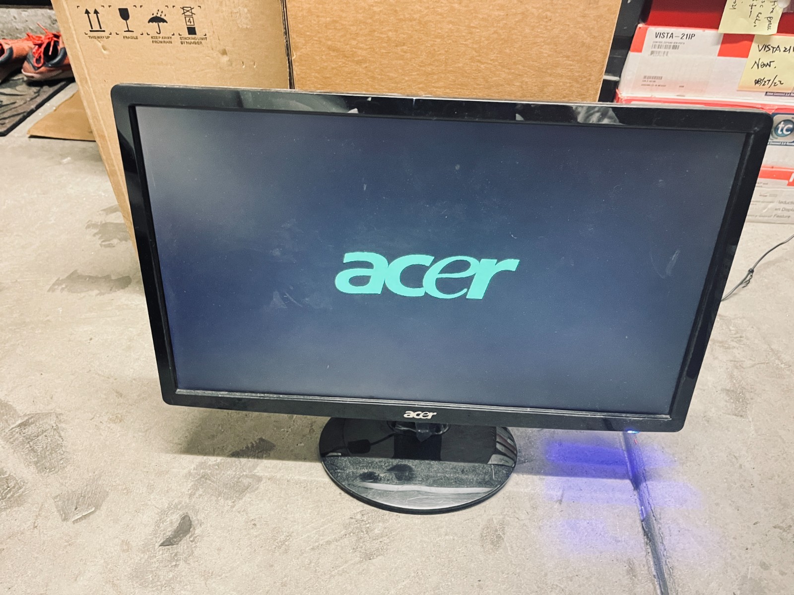 Acer S201HL 20" LCD Monitor/without AC Adapter Power Cord