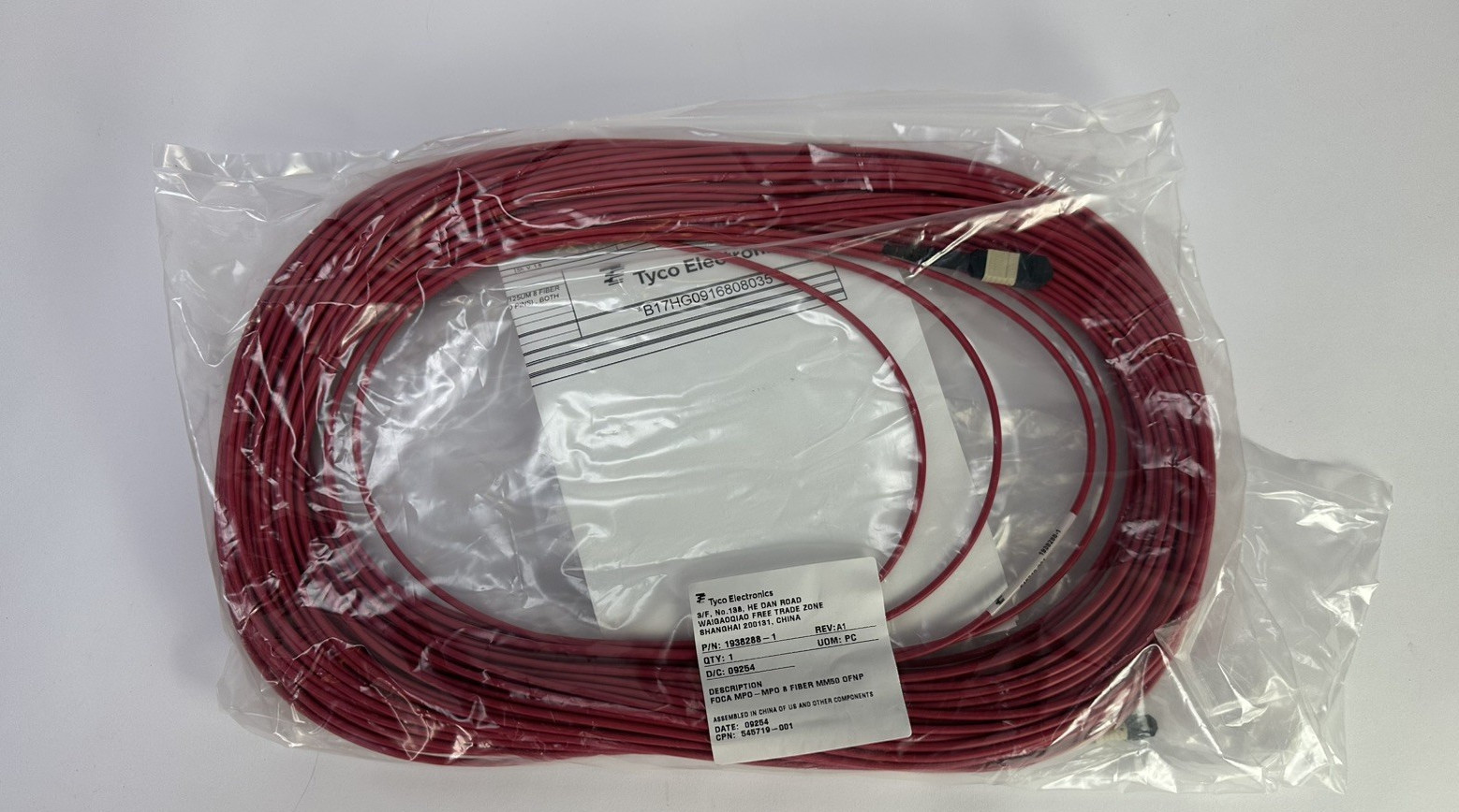 HP HPE Tyco Nonstop MTP Fiber Cable 50M M8925-50 545719-001 MPO-MPO 8 Fiber MM50
