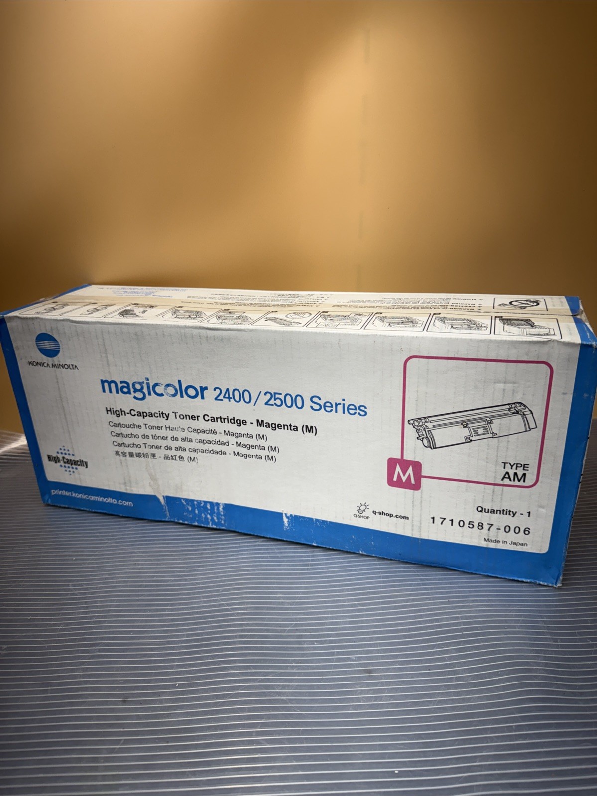 Konica Minolta 1710587006 High-capacity Yield Toner-Magenta Genuine 2400/2500