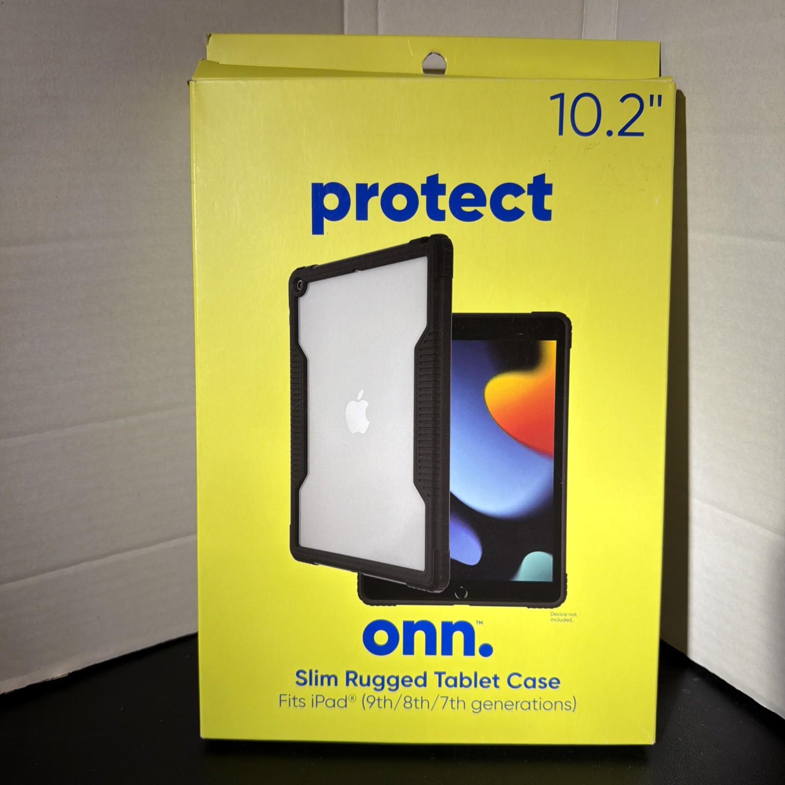 NEW ONN 10.2" Protect Slim Rugged Tablet Case - Fits iPad 2019-2021 (7 8 9 Gen) 