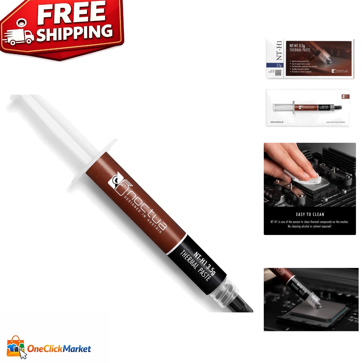 NT-H1 High-Performance Thermal Paste 3.5g - Optimal Heat Transfer Solution