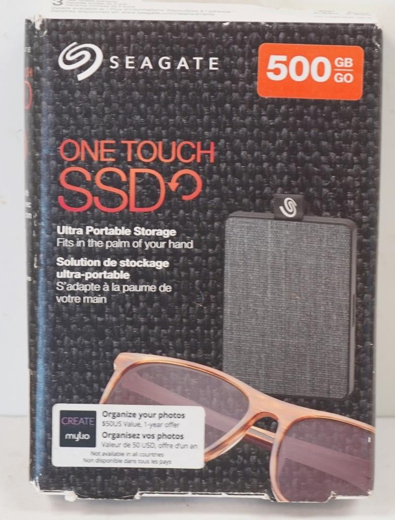 NEW - Seagate One Touch STJE500400 500GB Ultra Portable SSD