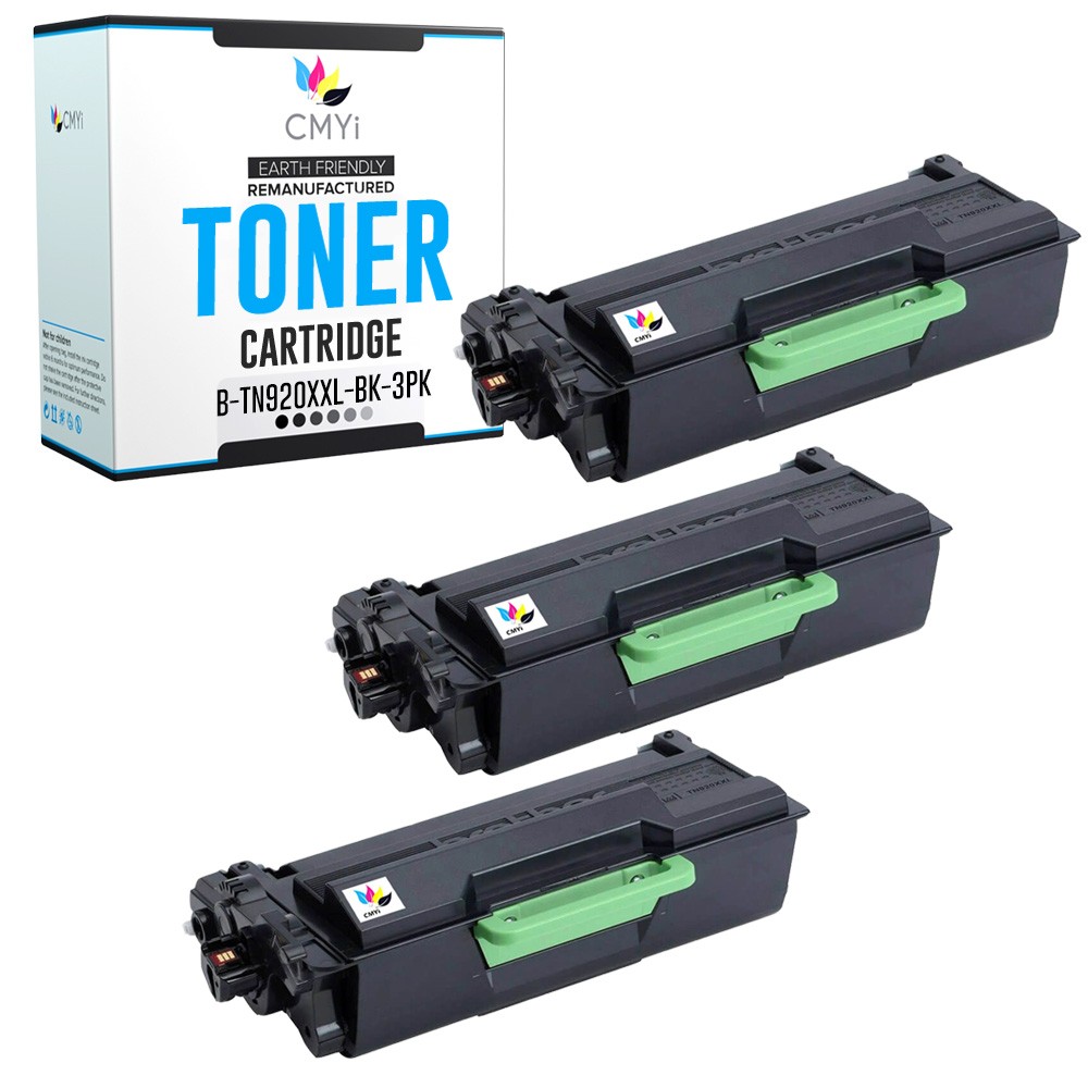 3PK Compatible CMYi TN-920XXL Toner Cartridge fits Brother HL L5210DWT L5215DW
