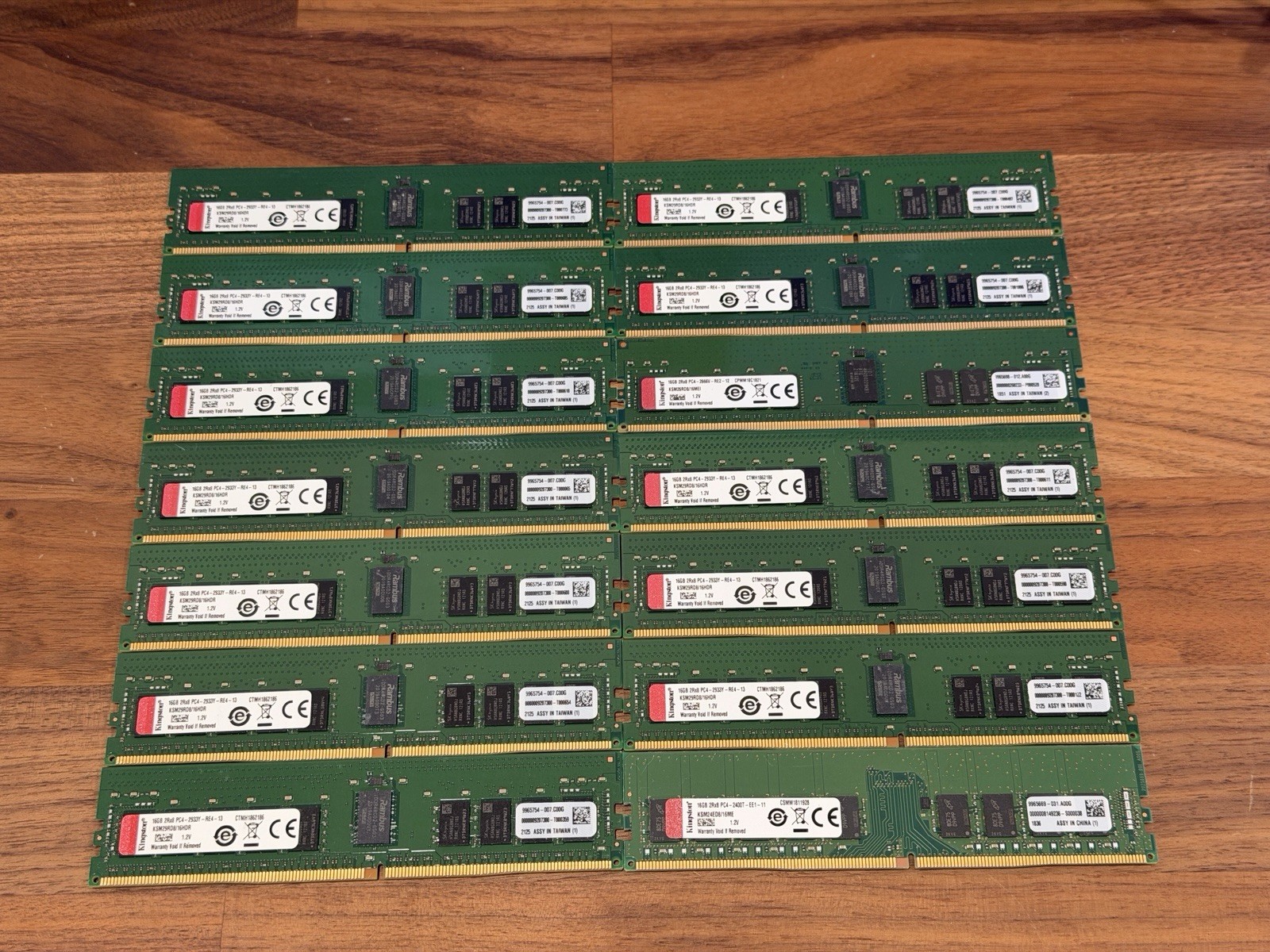 Kingston 16GB DDR4 2400MHz PC4-2400T 2Rx8 ECC UDIMM RAM KSM24ED8/16ME