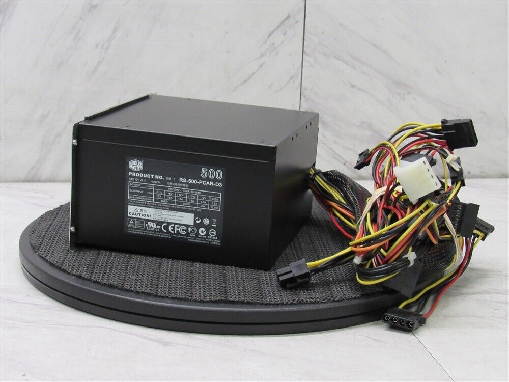 Cooler Master RS-500PCAR-D3 500W Power Supply TESTED
