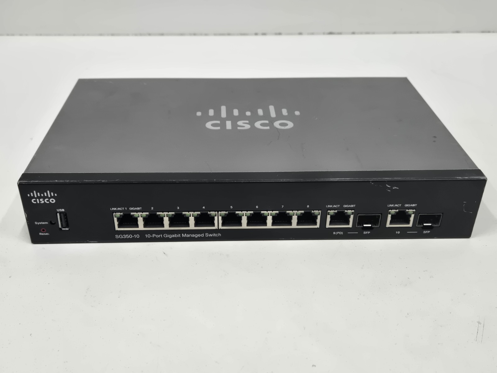 Cisco SG350-10  10 Port  Switch