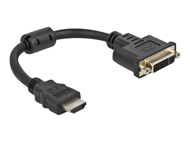 Delock Adapter HDMI Male to DVI 24+5 Female 4K 30Hz Adapter 65206