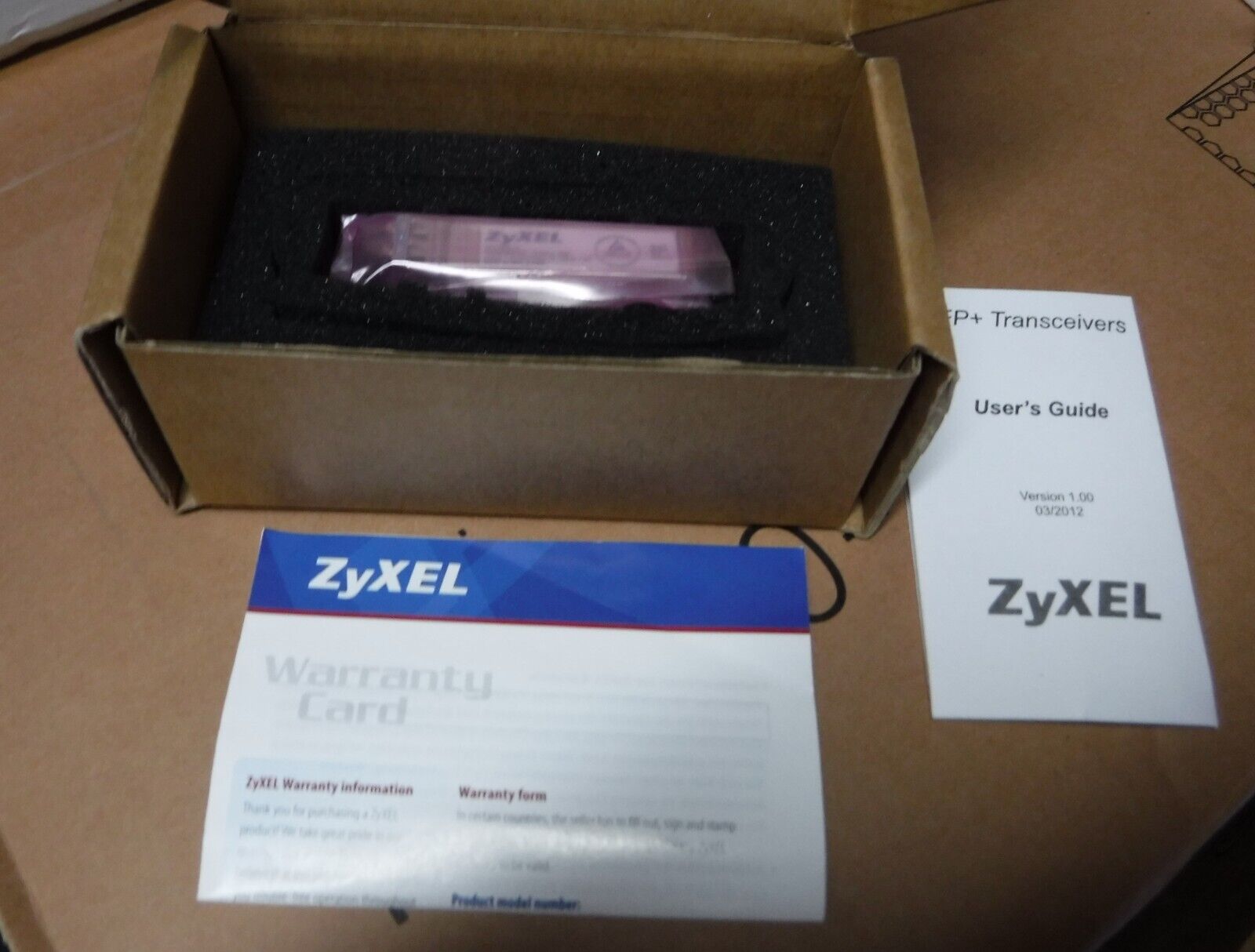 New ZyXEL SFP-10G-LR Genuine SFP10G Authentic NOT Chinese Fakes 1-YR WARRANTY