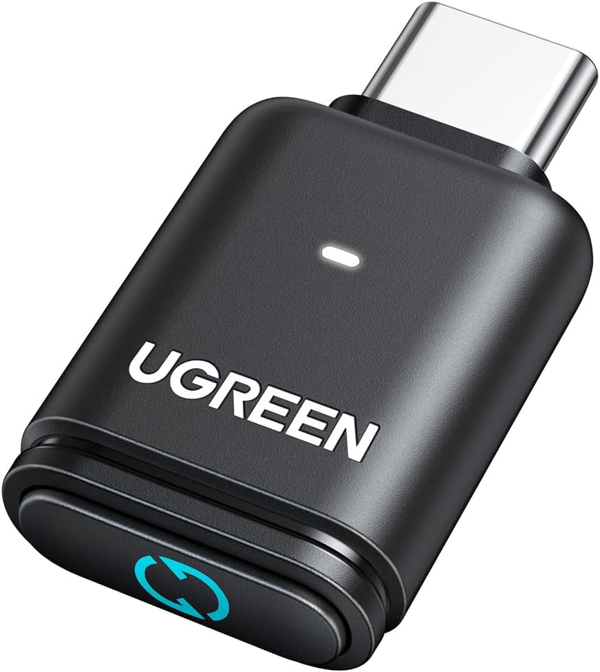UGREEN USB-C Bluetooth Adapter for PS5, Bluetooth 5.3 Audio Adapter with APTX Lo