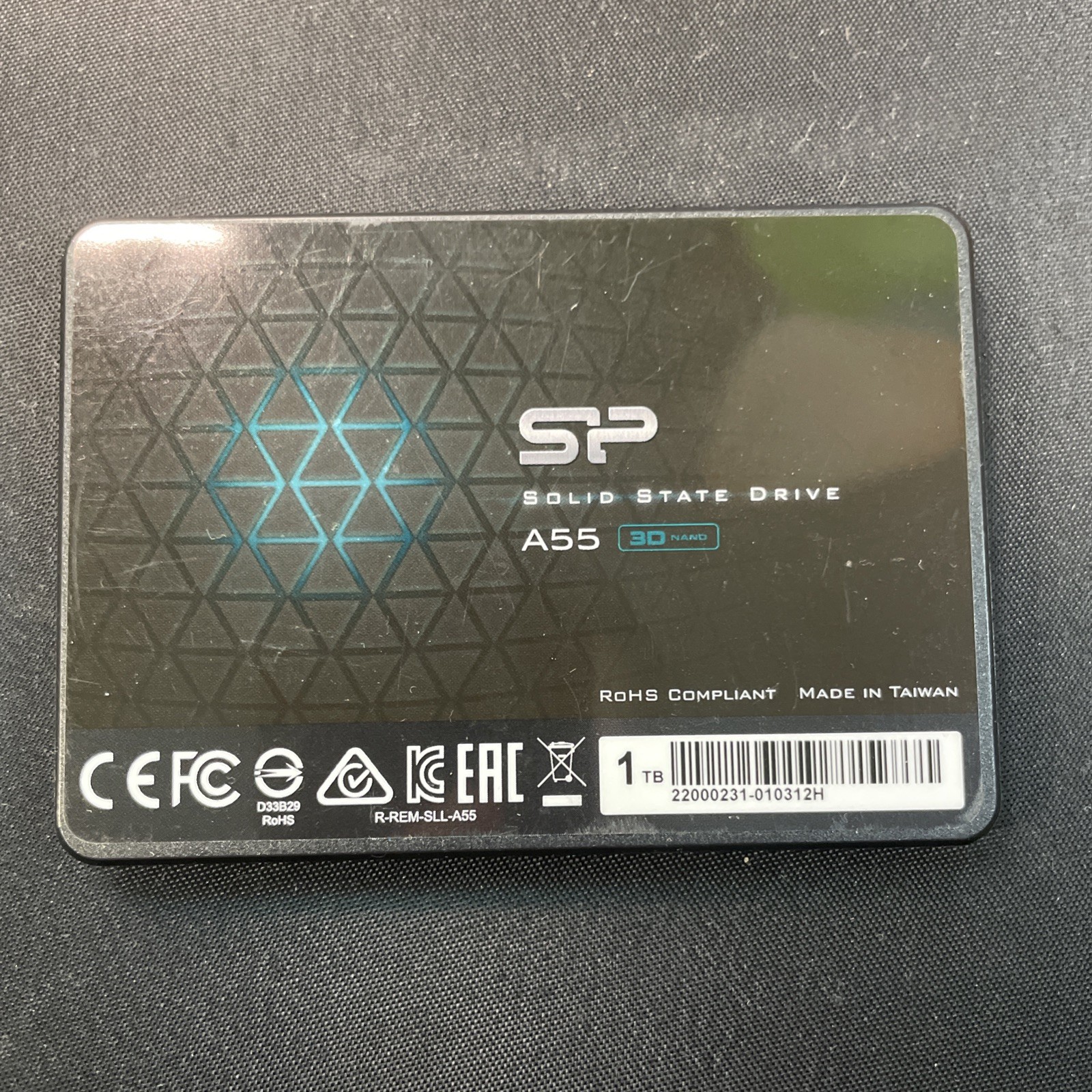 Silicon Power A55 1TB 2.5" SATA III SLC 3D NAND SSD SP001TBSS3A55S25 TESTED