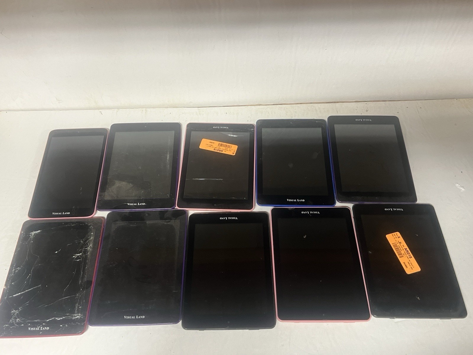 Lot of 10 As Is Tablets  Mixed 8” Untested