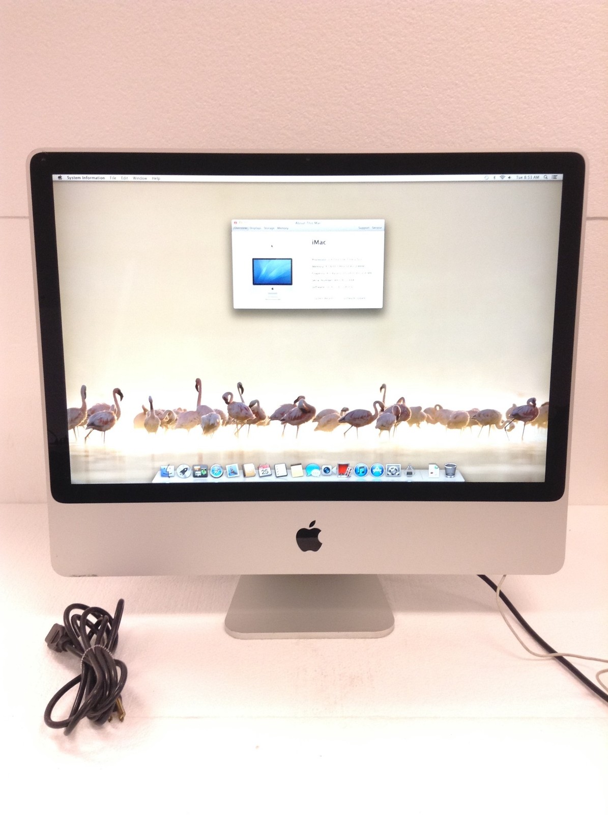Apple iMac A1225 24" Core 2 Duo 2.4GHz 4GB 500GB ATI HD2600 OS X 10.8 