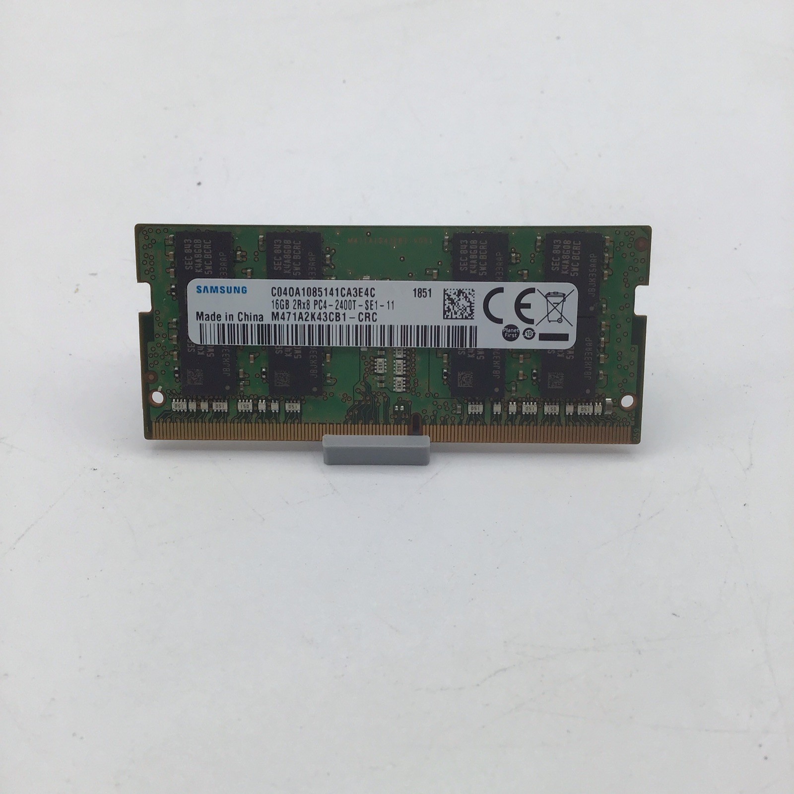 Samsung 16GB (1x16GB) 2Rx8 PC4-2400T Laptop Memory RAM M471A2K43CB1-CRC