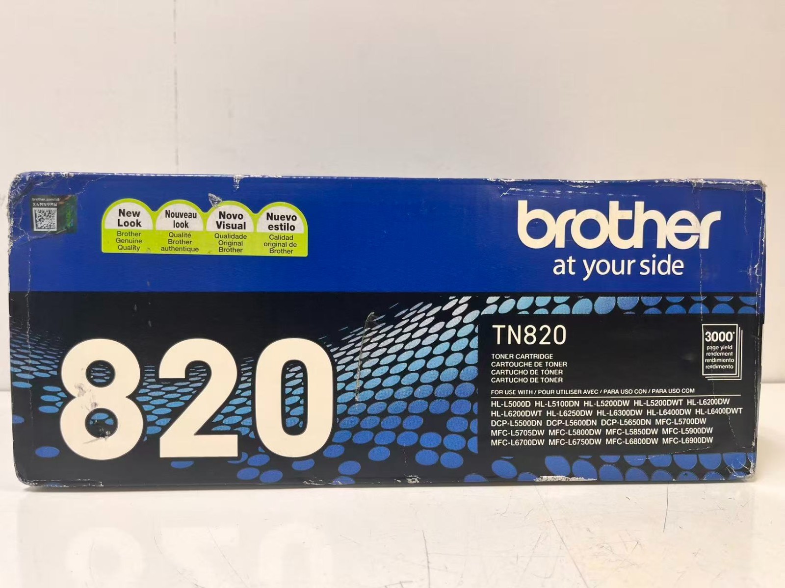 Brother TN820 Black Toner Cartridge Sealed OEM