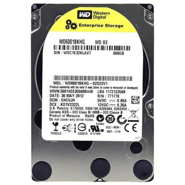 FIT FOR Western Digital XE 600GB Internal 10000RPM 2.5" WD6001BKHG HDD