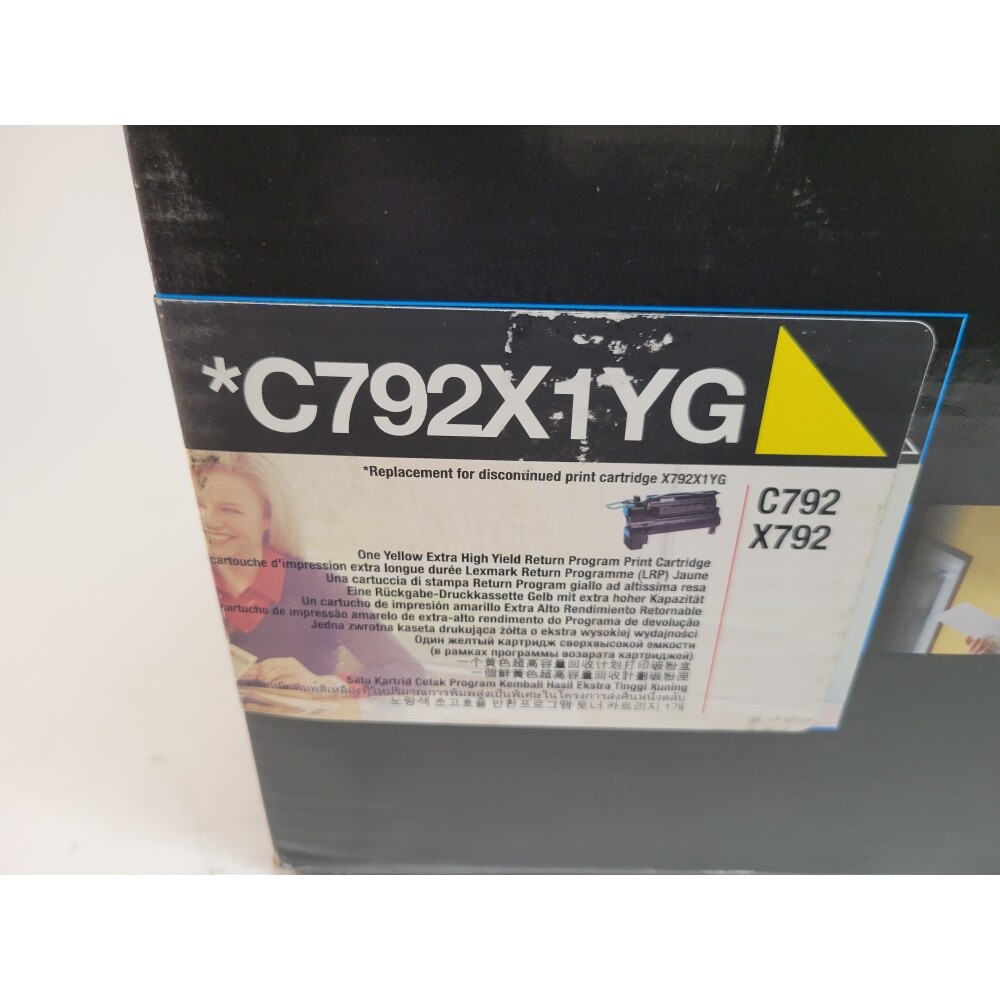 Genuine Lexmark C792X1YG Yellow High Yield YELLOW - New Open Box