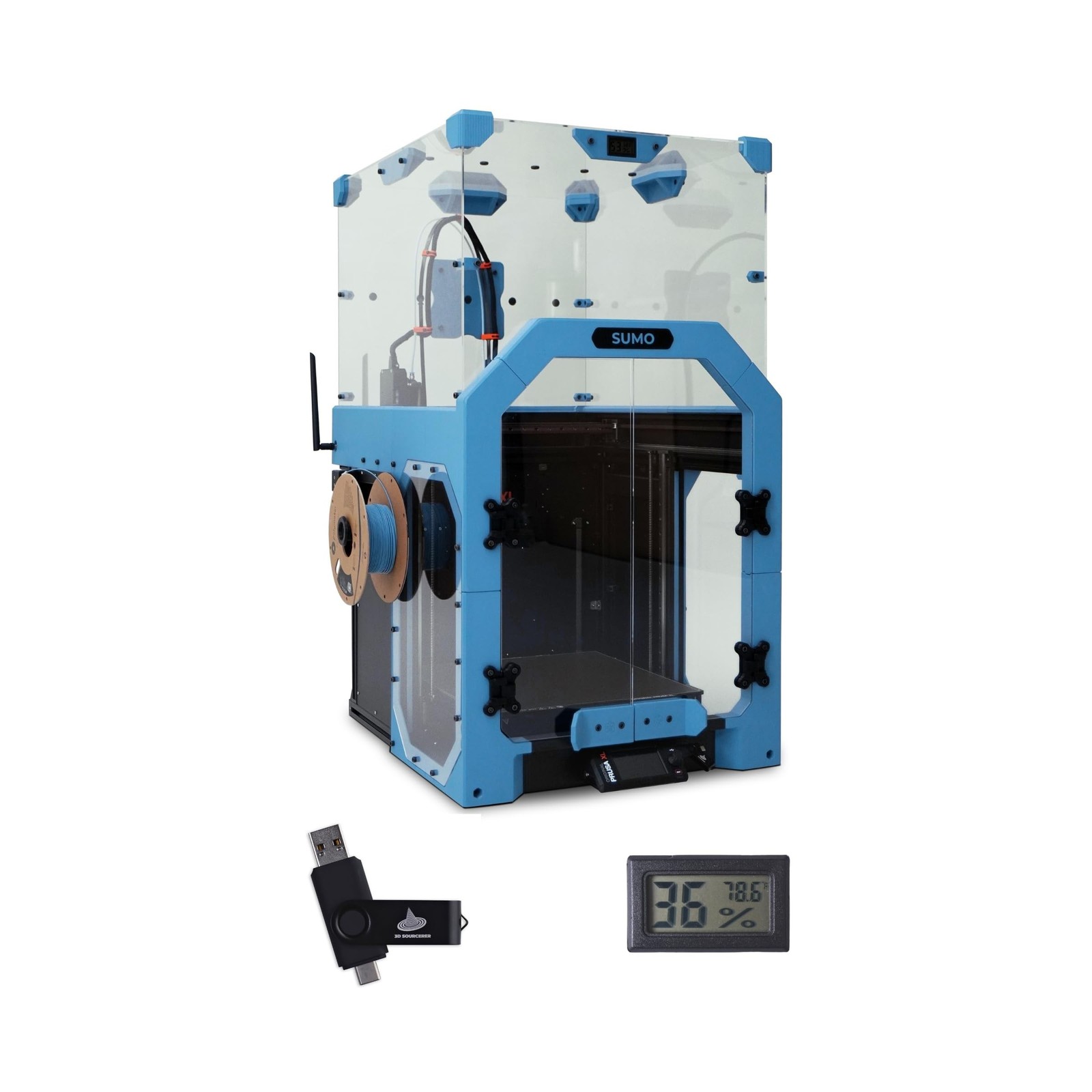Sumo 3D Printer Enclosure Kit for The Prusa XL - Includes Plexiglass/Acrylic,...
