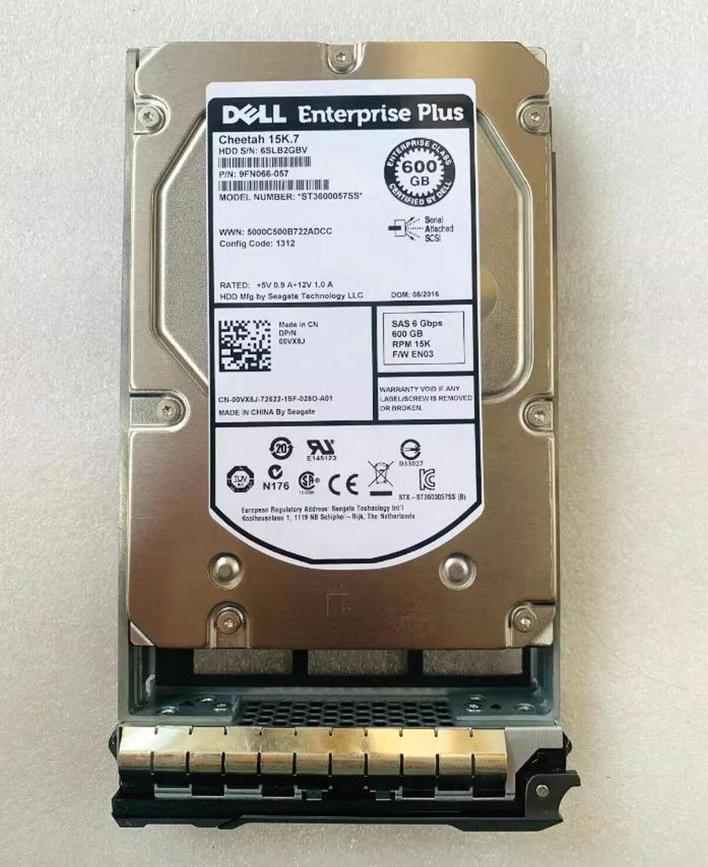 Dell EqualLogic 600G 3.5 15K 0VX8J ST3600057SS EQ PS6000