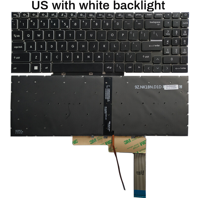 FOR MSI CreatorPro M16 Z16P MS-15G1 Z17 Z17HX MS-17N1 17N2 Keyboard US Backlit