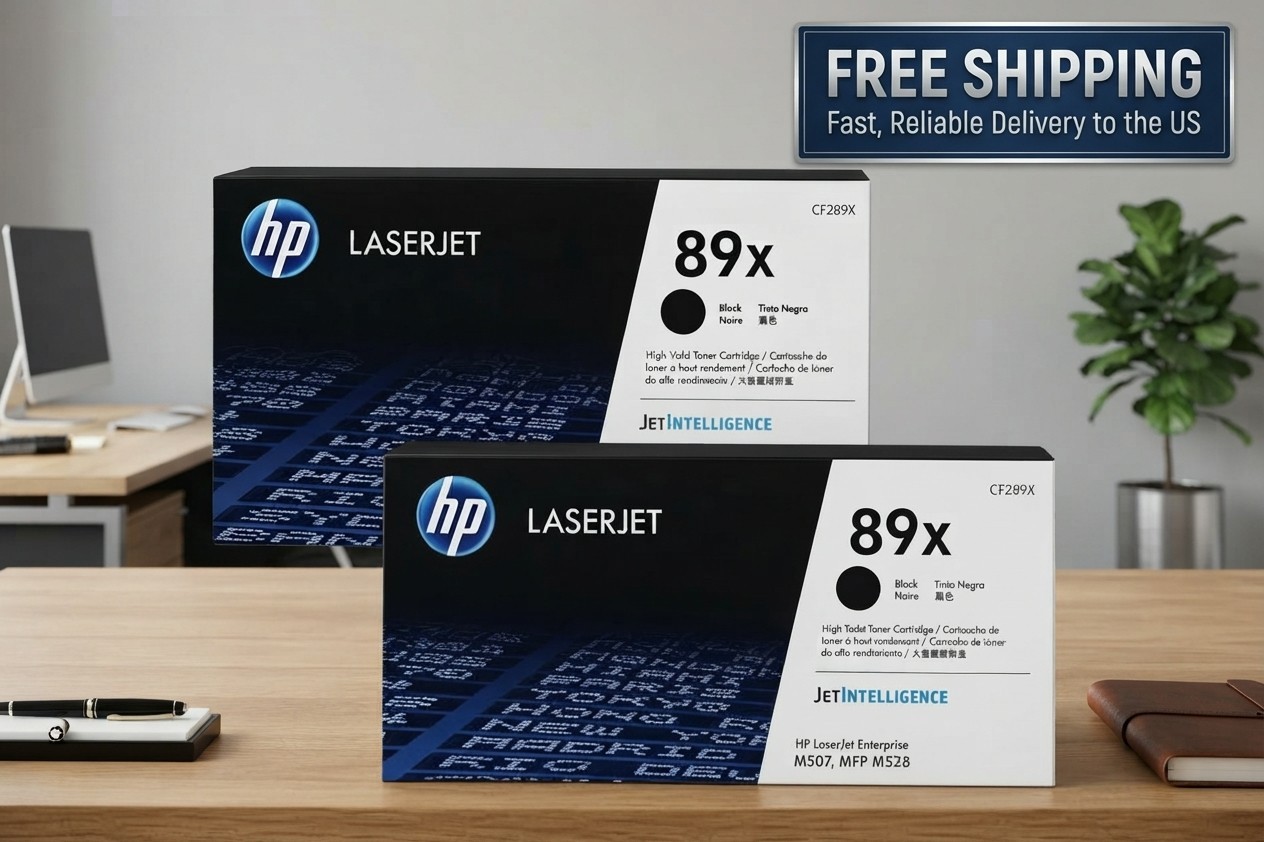 *New Genuine HP 89X CF289X Black High Yield Toner Cartridges 2 Pack Lot Sealed*