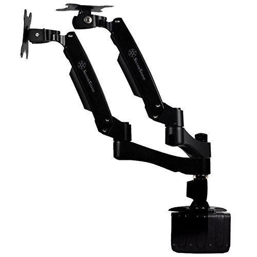 Silverstone Tek ARM22BC Dual LCD Monitor Desk Mounting Bracket