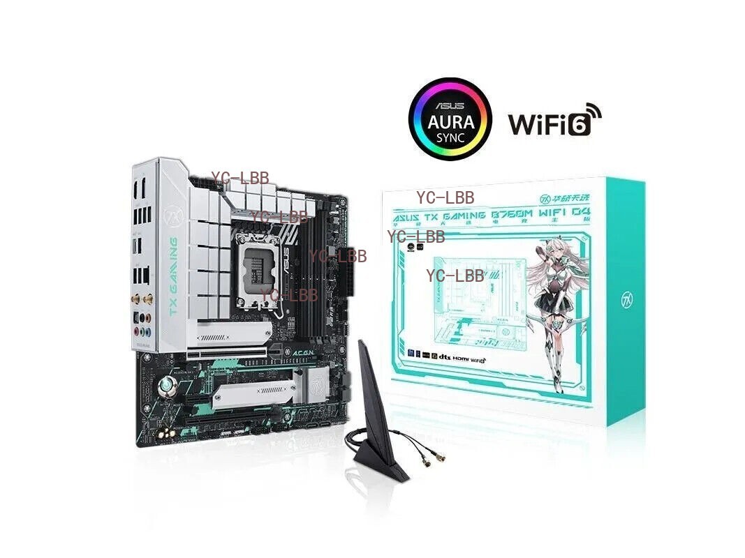 ASUS TX GAMING B760M WIFI D4 For Intel B760 (13th AND 12th Gen) LGA 1700