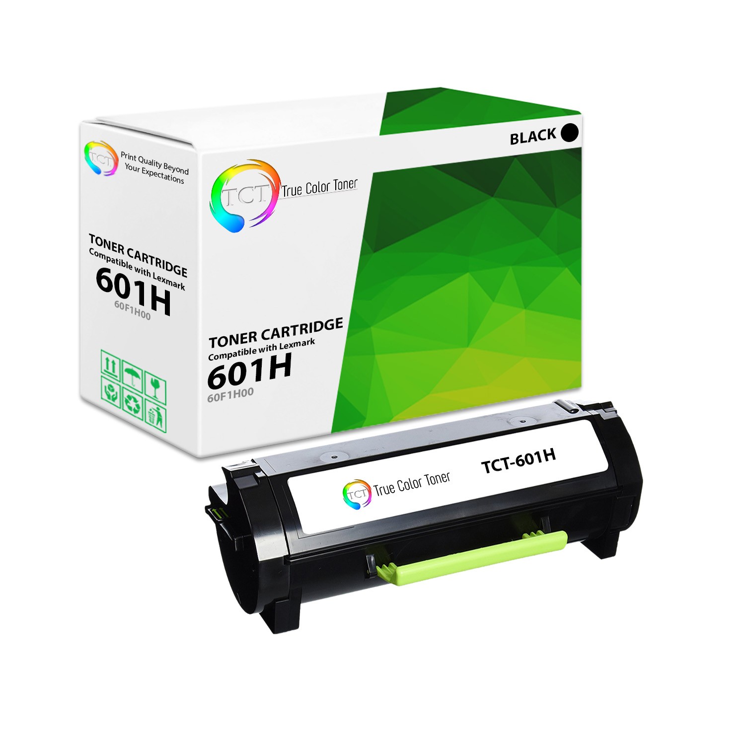 TCT Premium 601H 60F1H00 Black HY for Lexmark MX310 MX310D Compatible Toner