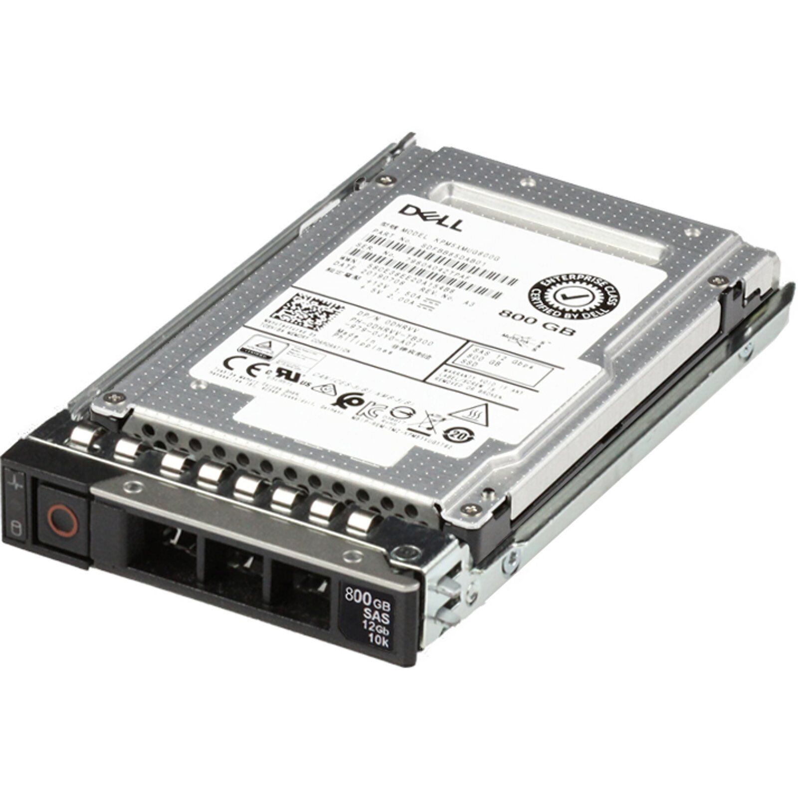 Dell 800GB 12Gbps SAS WI TLC 2.5 SSD KPM5XMUG800G (DHRVV-OSTK)