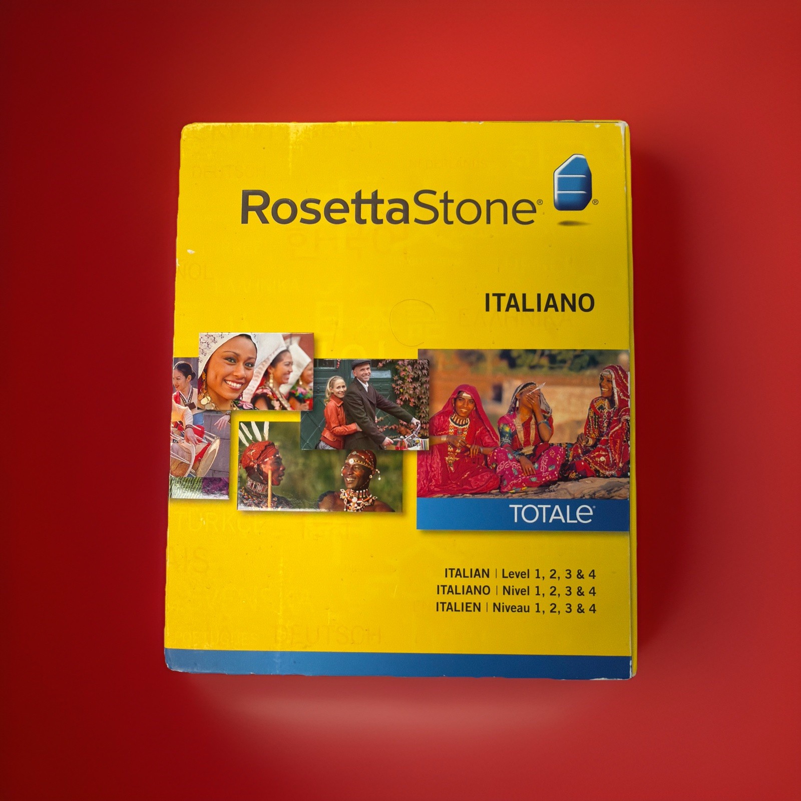 ROSETTA STONE Italiano Totale Levels 1-4 Italian Language NEW