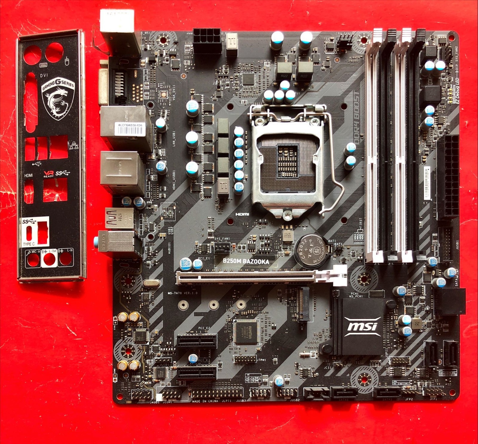 MSI B250M Bazooka LGA1151 CPU sockets intel motherboard