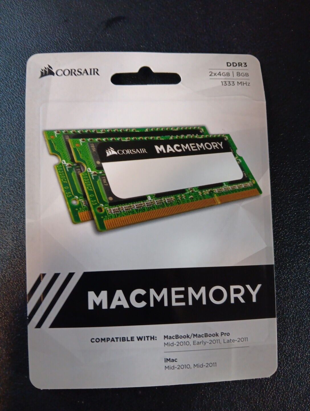 Corsair Mac Memory 8GB (2x4GB) 1333MHz Sealed for MacBook MacBook Pro iMac