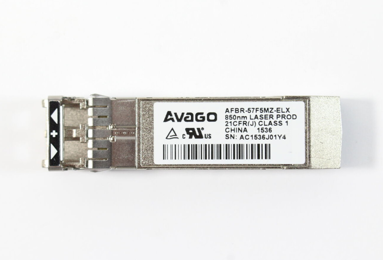 Lot of 10 Avago 16GFC SWL MMF 100m 850nm SFP+ Transceiver AFBR-57F5MZ-ELX