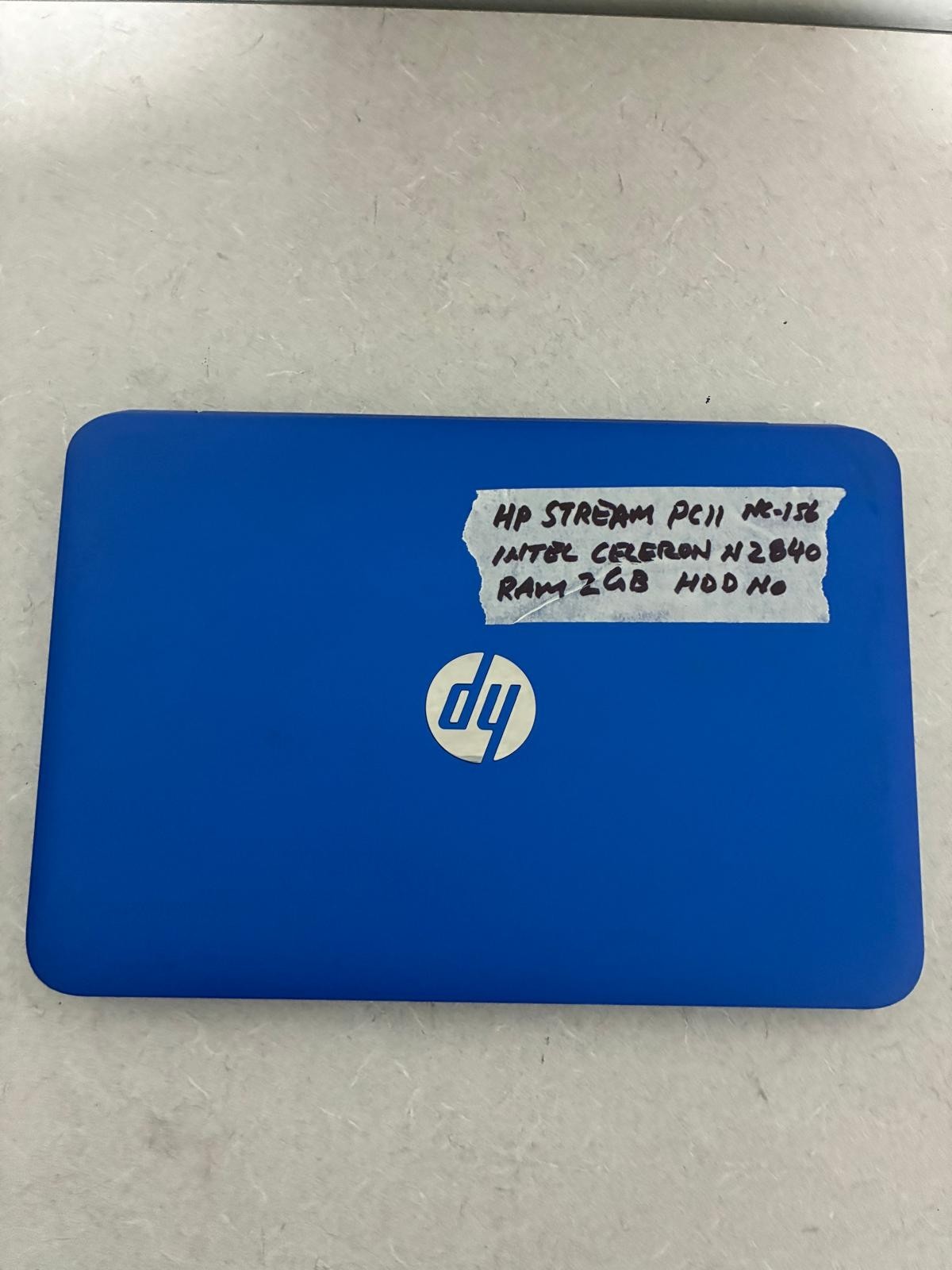 HP Stream 11 Intel Celeron N2840 2GB RAM No HDD Blue
