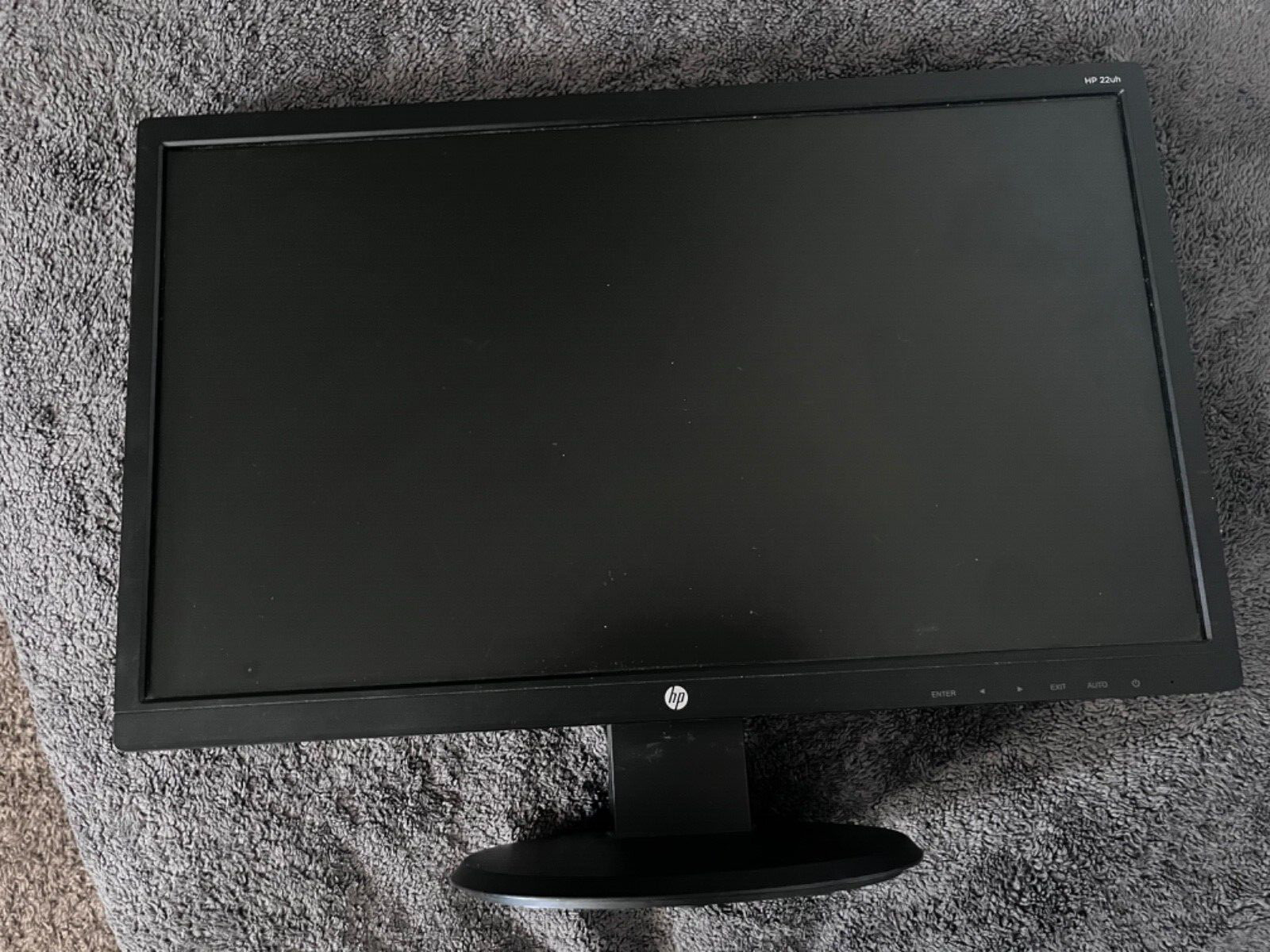 Black Hp 22uh Monitor 2016 Model